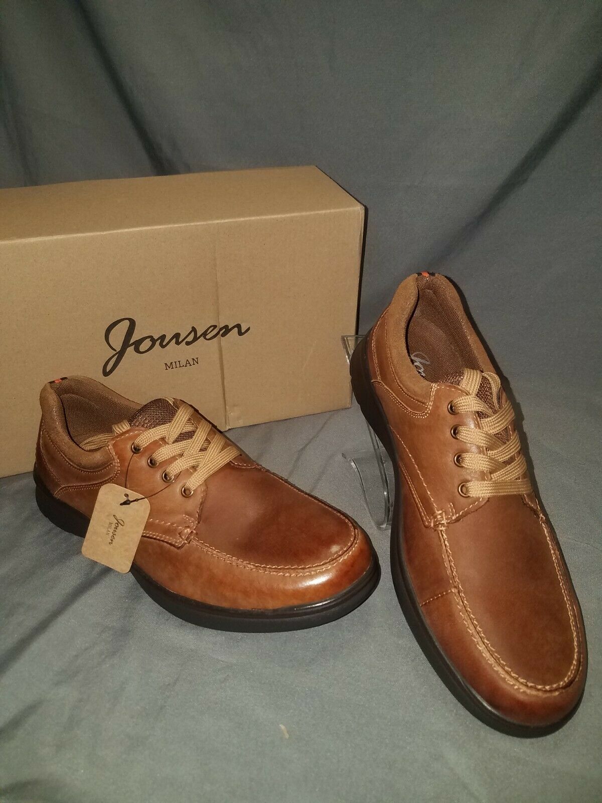 Jousen Mens My611a Brown Oxford Dress Shoe Size 9.5 New Casual Shoes