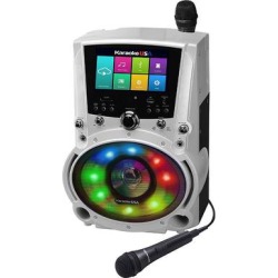 Karaoke USA All-In-One Wi-Fi Multimedia Karaoke System with Bluetooth, Multicolor