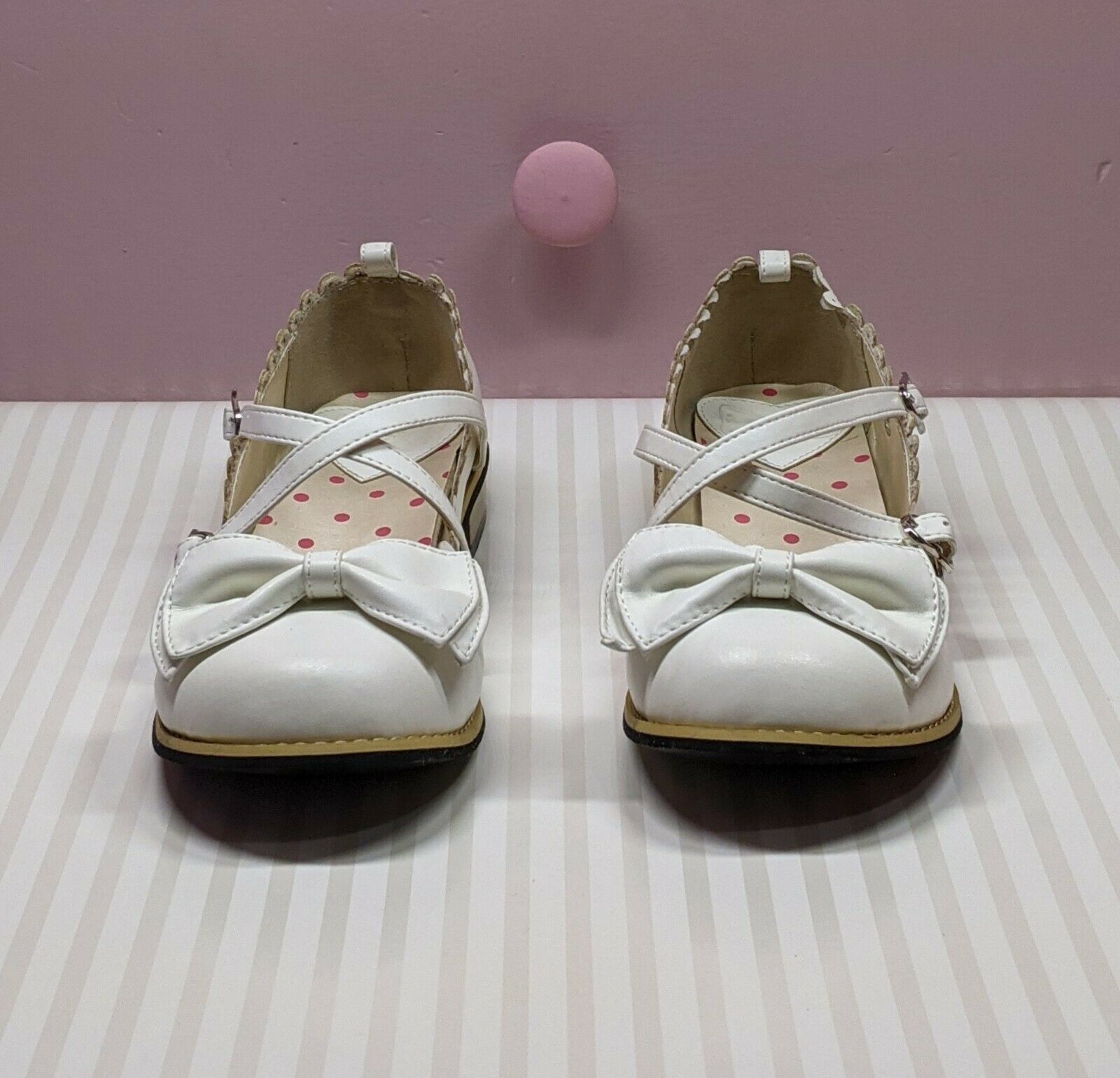 Kawaii Lolita Unbranded Shoes Bowknot Himekaji Mori Girl Harajuku Cute Style
