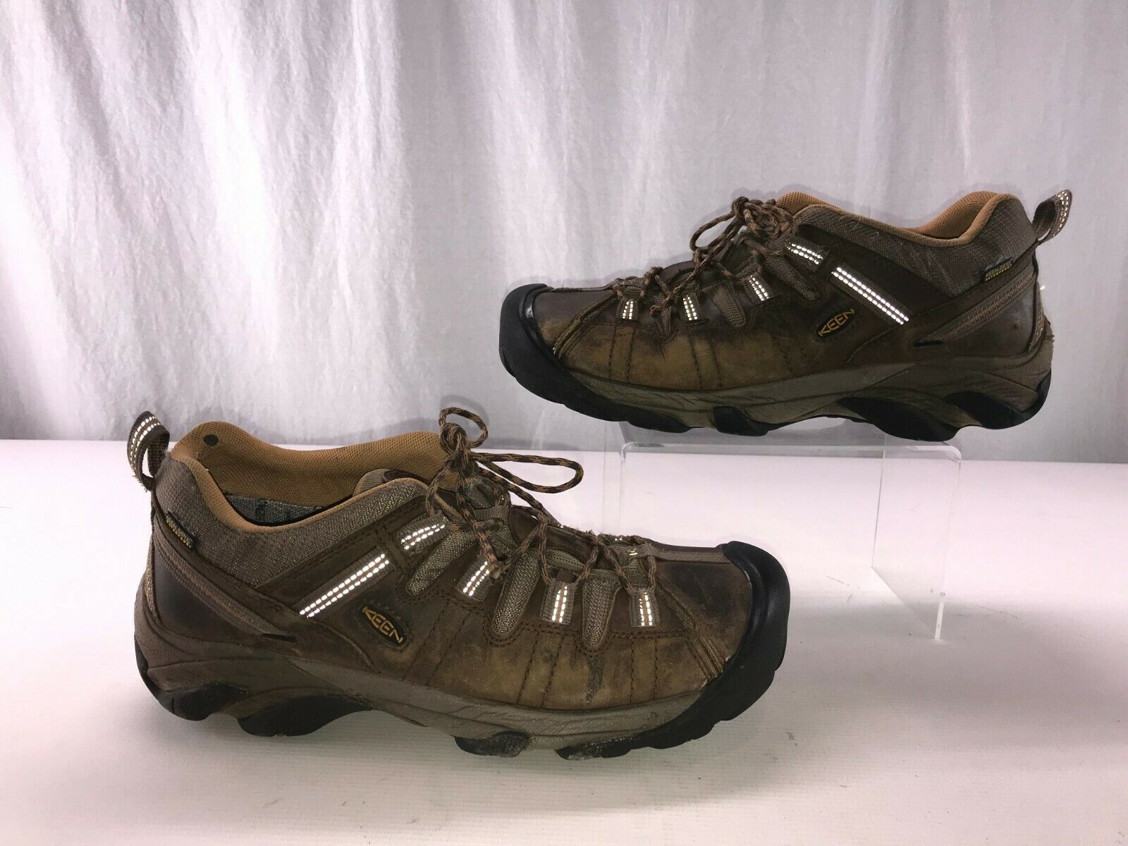 KEEN 1010125 Men's Targhee II Hiking Waterproof Nubuck Leather Shoe Size 12