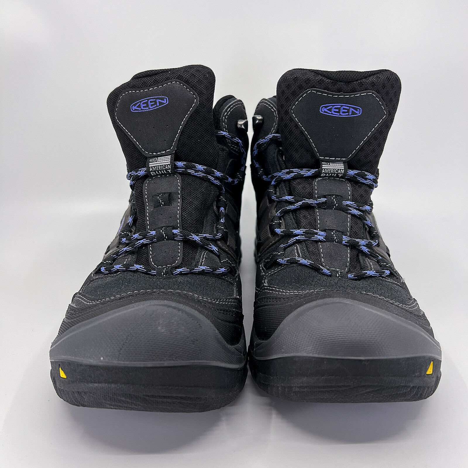 KEEN Logan Mid WP Waterproof Hiking Boots Black Women's Size 10