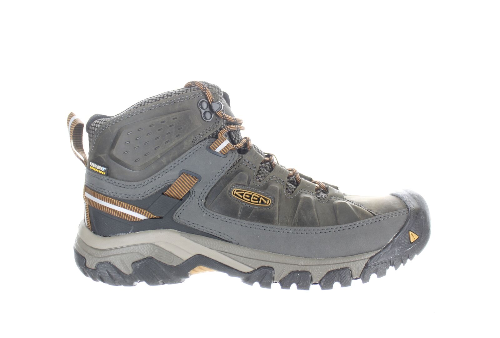 KEEN Mens Targhee Iii Mid Waterproof Black Hiking Boots Size 8.5 (2004861)
