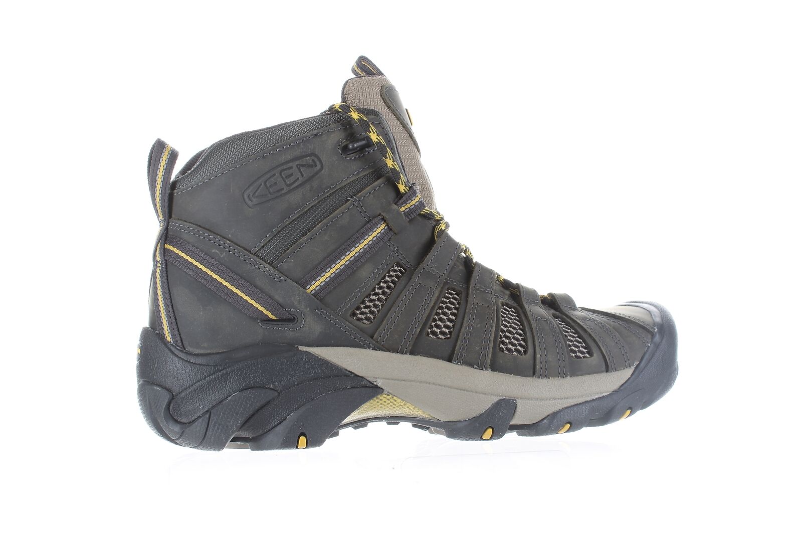 KEEN Mens Voyageur Mid Raven/Tawny Olive Hiking Boots Size 9 (2284279)