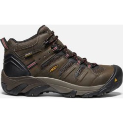Keen Men's Waterproof Lansing Mid (Steel Toe) Boots Size 15, In Cascade Brown/Brindle
