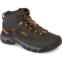 KEEN Targhee EXP Mid Waterproof Hiking Boot, Size 8 in Raven/inca Gold at Nordstrom
