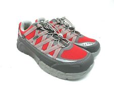 Keen Utility Men's Asheville Alloy Toe ESD Casual Work Shoes Magnet/Racing Red