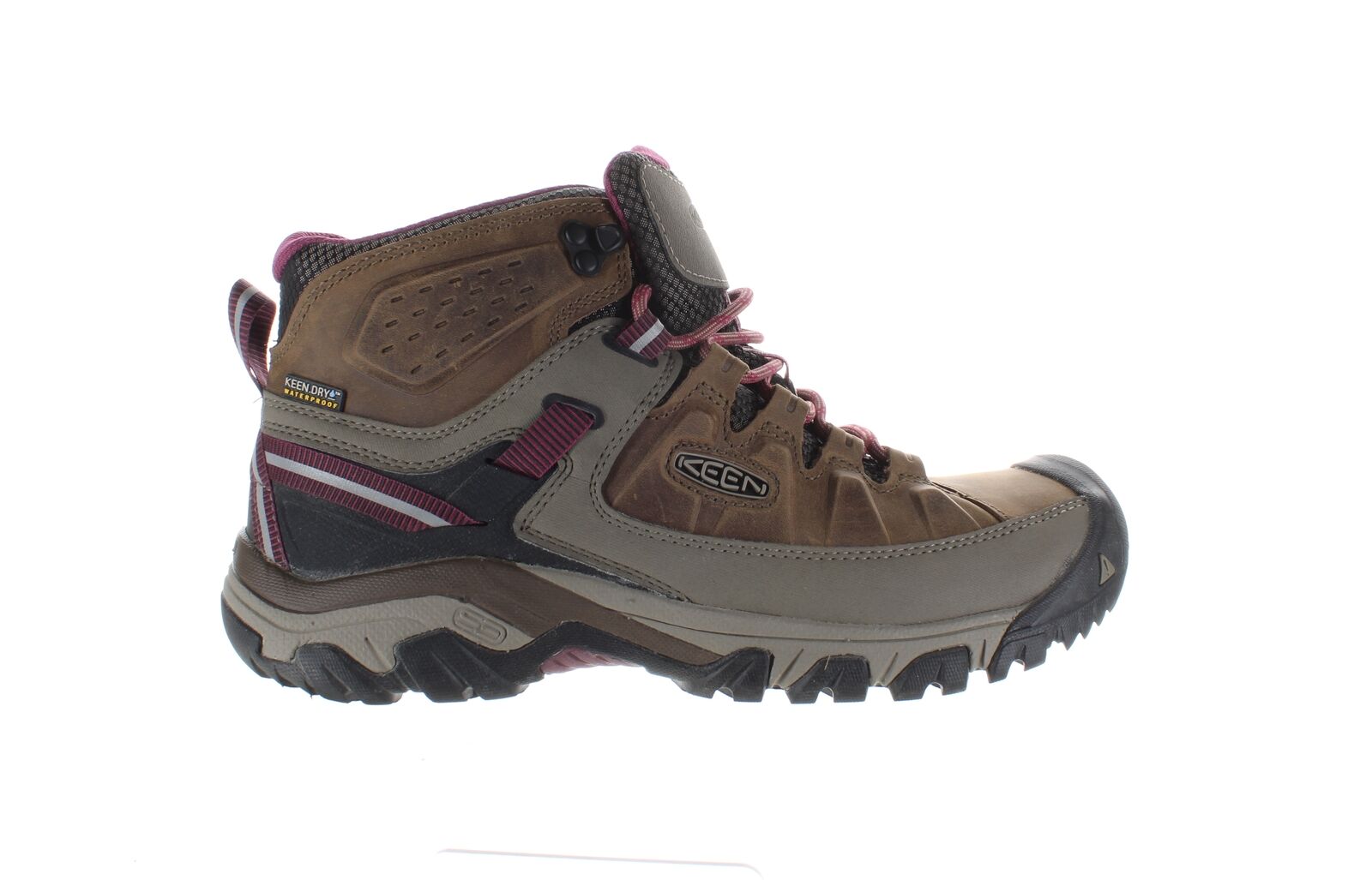 KEEN Womens Targhee 3 Weiss/Boysenberry Hiking Boots Size 10.5 (2218095)
