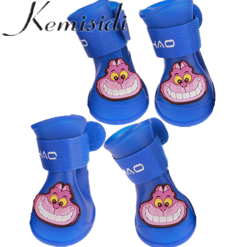 KEMISIDI New Arrival 5 Sizes Pet Shoes Teddy Schnauzer Puppy Dog Shoes Walking Shoes Pink Red Purple Orange Black Yellow Blue