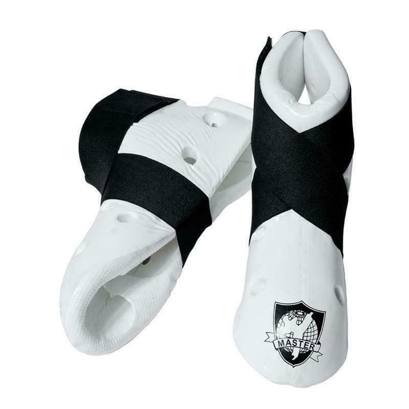 Kids White Martial Arts Sparring Foot Gear Shoes Karate MMA Student Size X-Small