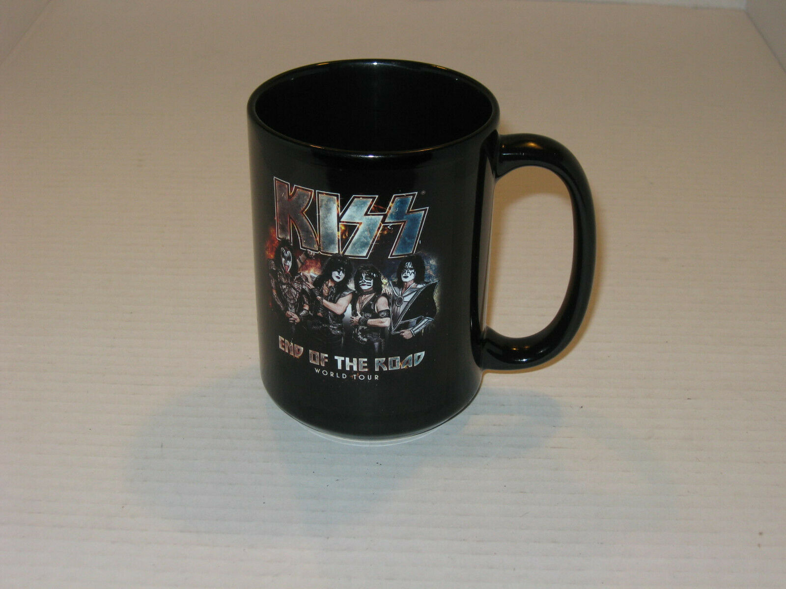 Kiss Band Group End of the Road World Tour Ceramic Mug, Gift Idea For Fans