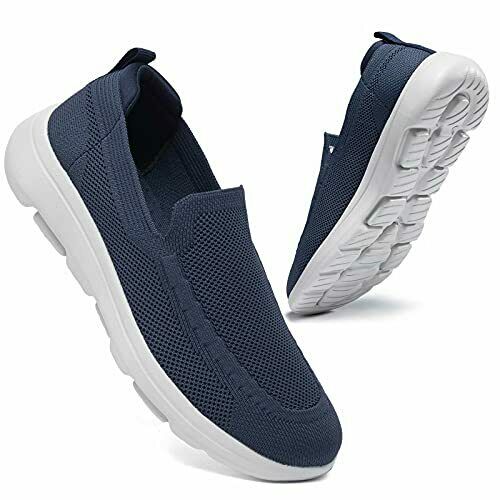 konhill Men's Slip on Loafers Walking Shoes - Mesh Casual Tennis Sneaker 9 US...