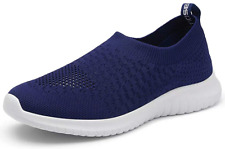Konhill Women'S Walking Tennis Shoes - Lightweight Athletic Casual Gym Slip On S