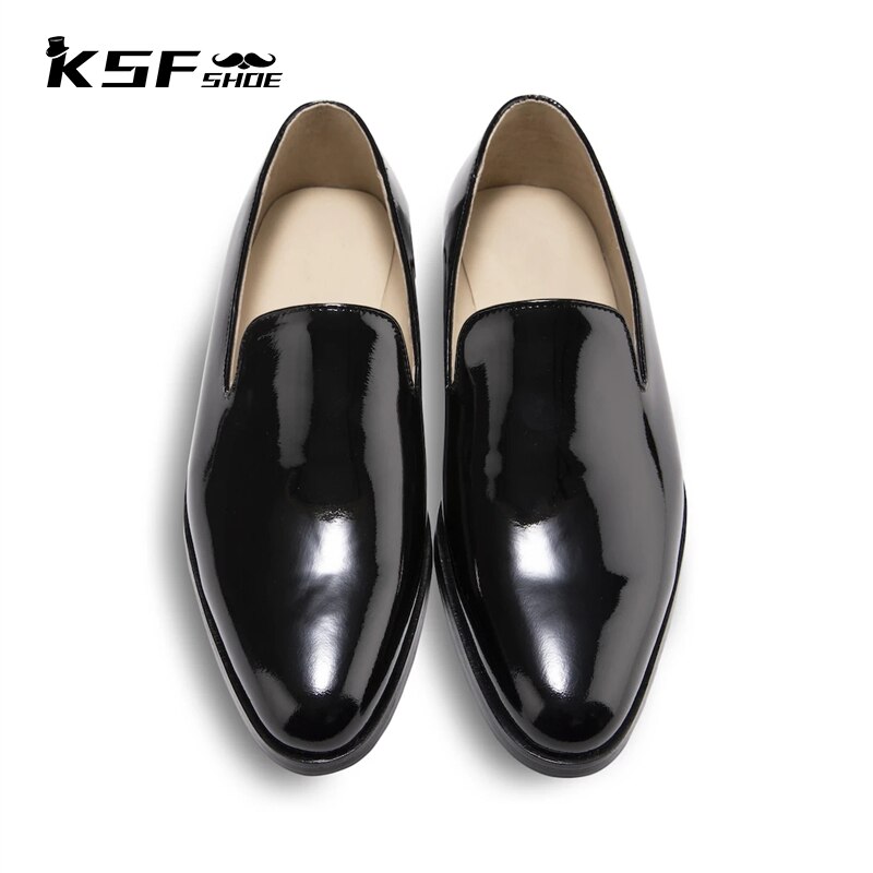 KSF SHOE Luxury Loafers Men Shoes Genuine Leather Designer Fashion Original Casual Handmade Dress Formal Party Shoes for Men