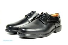 La Milano Mens Dress Shoes Genuine Leather black, Extra wide (EEE) lace up A1719