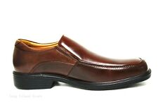 La Milano Mens Shoes Genuine Leather, Brown, Extra wide 3E (EEE), Slip on, A720