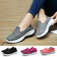 Ladies Loafers Flat Shoes Casual Mesh Walking Sneakers Comfortable Fashionable