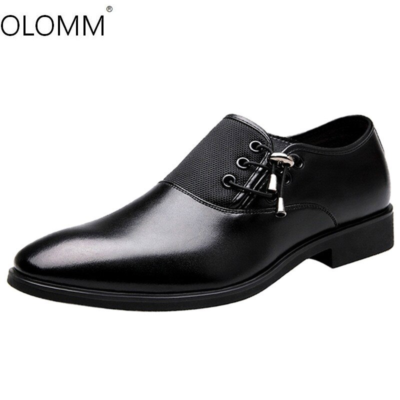 Large Size Spring and Summer Mens Business Dress Youth Casual Shoes with Pointed Men Loafers Zapatos De Hombre