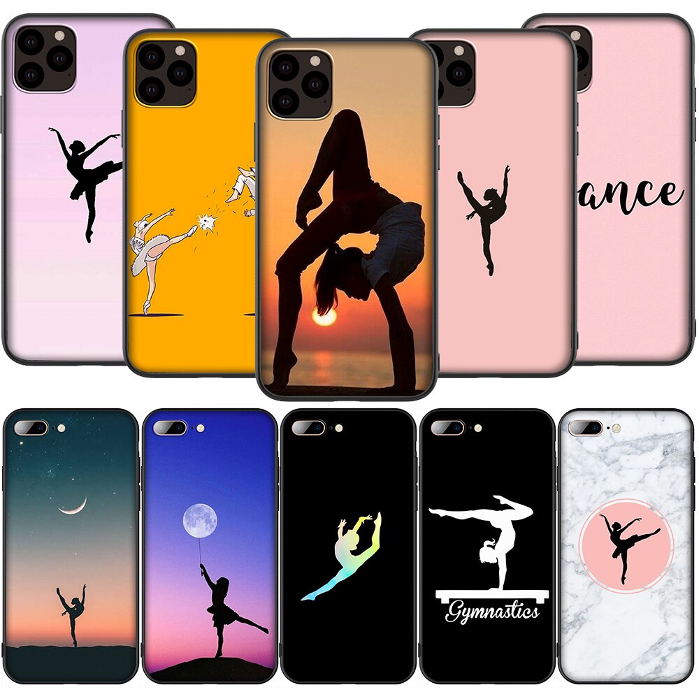 Lavaza K24 Ballerina girl Dance Shoes Silicone Soft Case for iPhone 12 Mini 11 Pro XS Max XR X 8 7 6 6S Plus 5 5S SE 2020