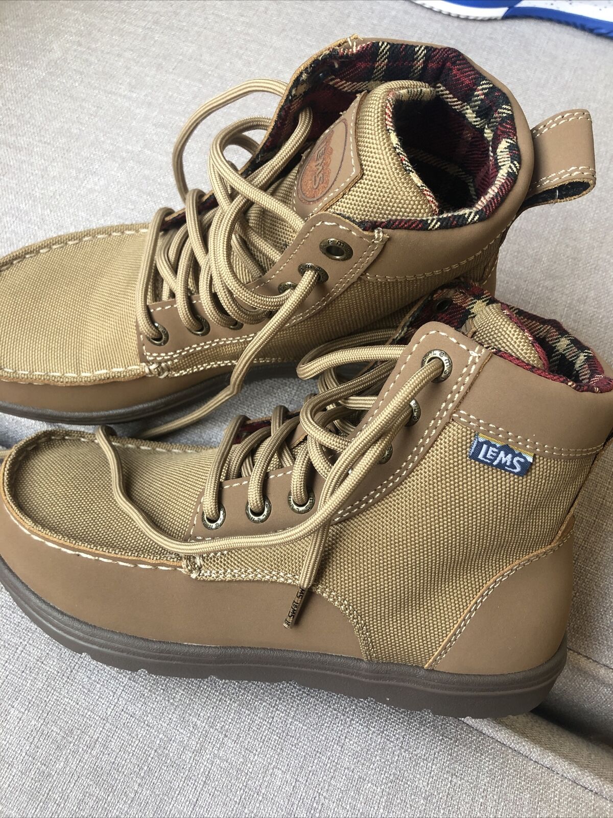Lems Boulder Boots “Buckeye” Minimal Hiking Zero Drop Shoes Men’s Size 3.5 W5