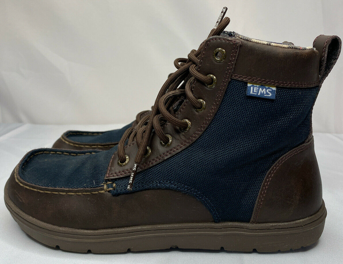 Lems Boulder Boots Minimal Hiking Zero Drop Shoe Unisex W 11 M 9.5 *No Insoles*