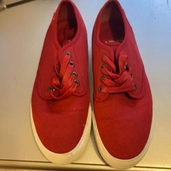 Levi's Shoes | Men Levis Canvas Tennis Shoes | Color: Red | Size: 9