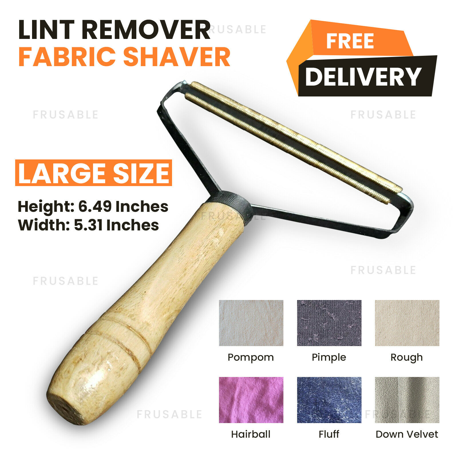 Lint Remover Clothes Fuzz Fabric Shaver Removing Roller Brush Tool Portable US