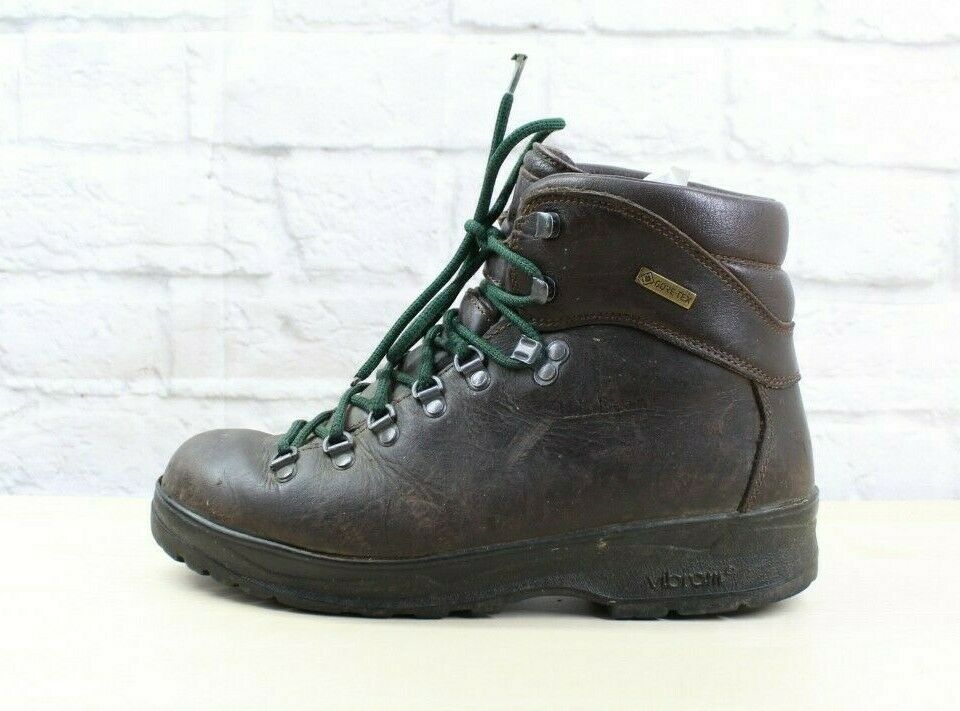 LL BEAN Women's Cresta Brown Leather Gore-Tex Vibram Soles Hiking Boots Size 8