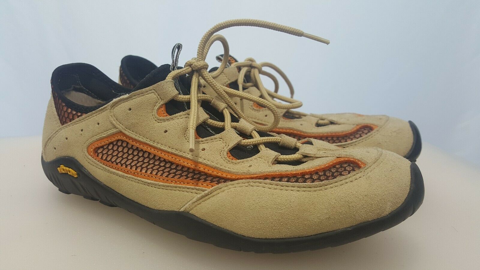 Lomer Made in Italy Rare Trail Walking Shoes Vibram Soles size Mens 7 Women's 9