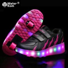 Luminous Shoes For Kids Girl Light Up Sneakers With Wheels Shoes With LED Light