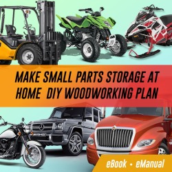 Make Small Parts Storage at Home DIY Woodworking Plan Access by eManualOnline