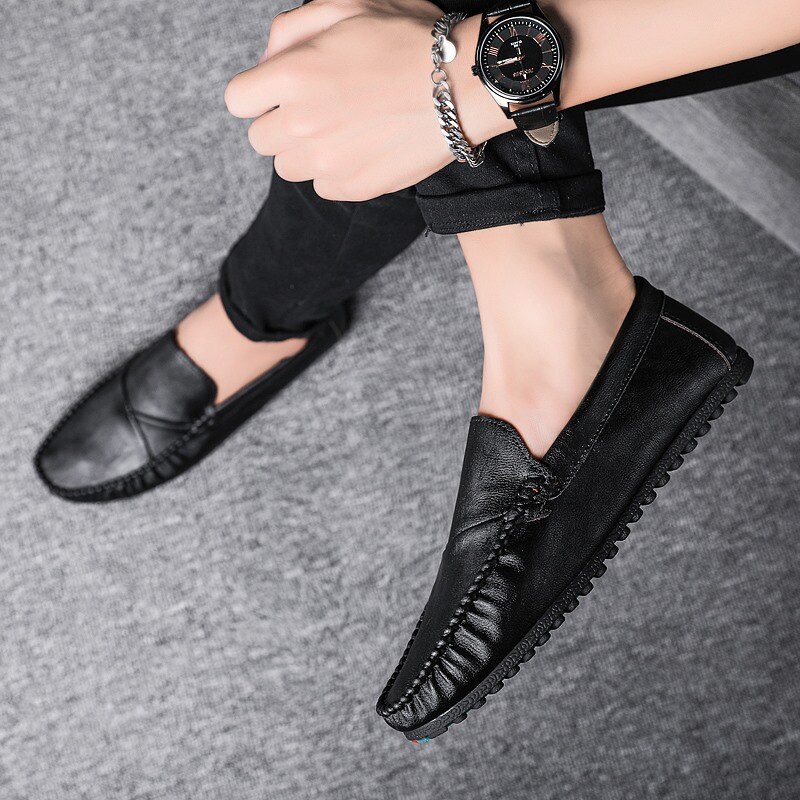 Male Loafers Men's Shoe Mens Shoes Non-Leather Casual Man Working For Men Mocassin 2020 Fashion Designer Slip On Summer Footwear