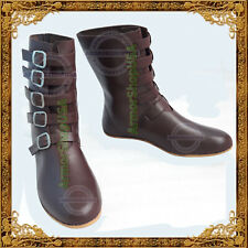 Medieval Style Festival Shoes Viking Footwear Renaissance Leather Boots for men