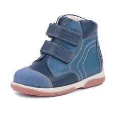 Memo Karat orthopedics goat leather navy blue ankle support little boys shoes
