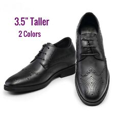 Men 3.5 inches Elevator Height increase Oxford Dress shoes size 9 10 10.5