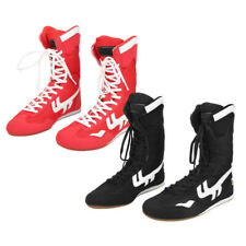 Men High Top Boxing Shoes Wrestling Training Boots Martial Arts Shoes