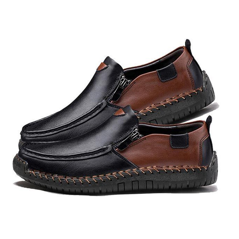 Men Large Size Hand Stitching Casual Outdoor Driving Flats