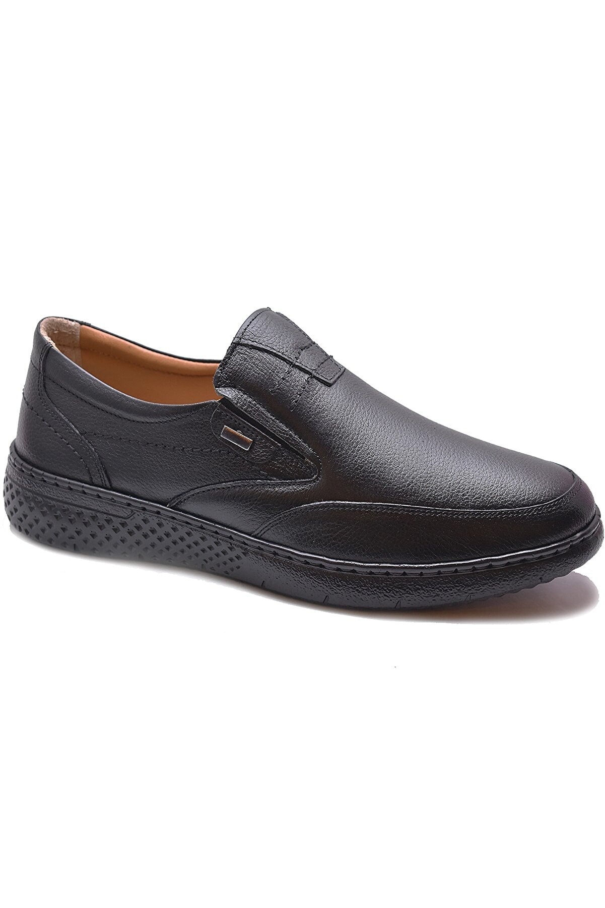 Men Orthopedic Soft Geniue Leather Black Shoes, Men Genuine Leather Business Dress Shoes, Brown Casual Winter Social Footwear