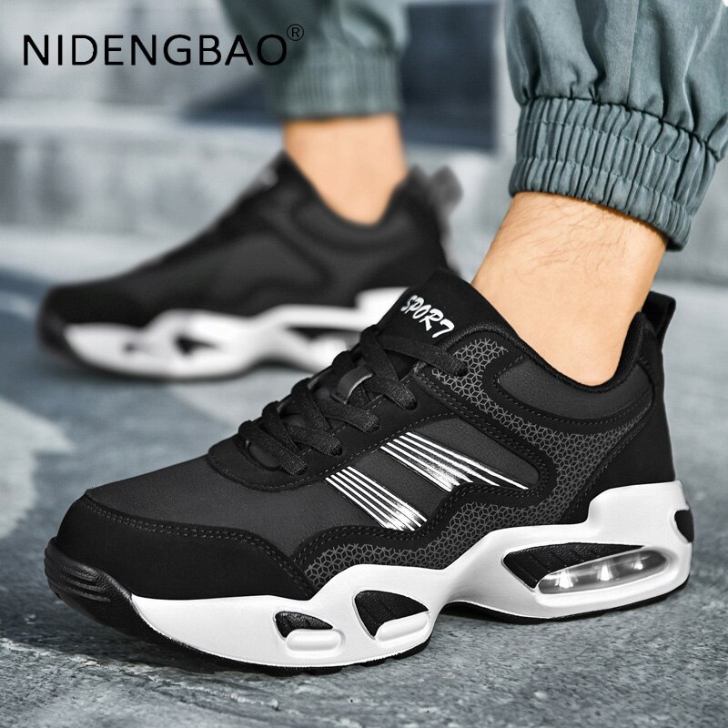 Men Sneakers Autumn Winter Air Cushion Running Sports Shoes Waterproof Outdoor Jogging Walking Casual Shoes Athletic Trainers