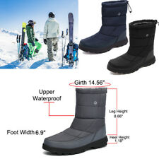Men Winter Warm High Top Snow Boots Shoes Anti-slip Outdoor Ski Hiking Sneaker