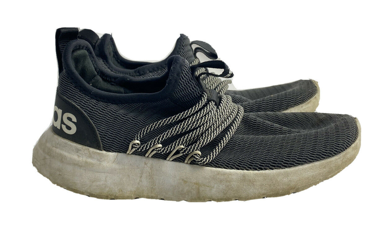 Mens Adidas Lite Racer Adapt Black Sneaker Sport Shoe Mens Black Size 8