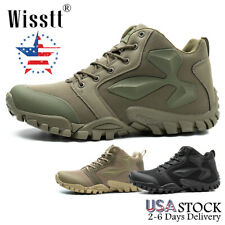 Men's Army Military Combat Boots Waterproof Walking Hiking Tactical Work Shoes