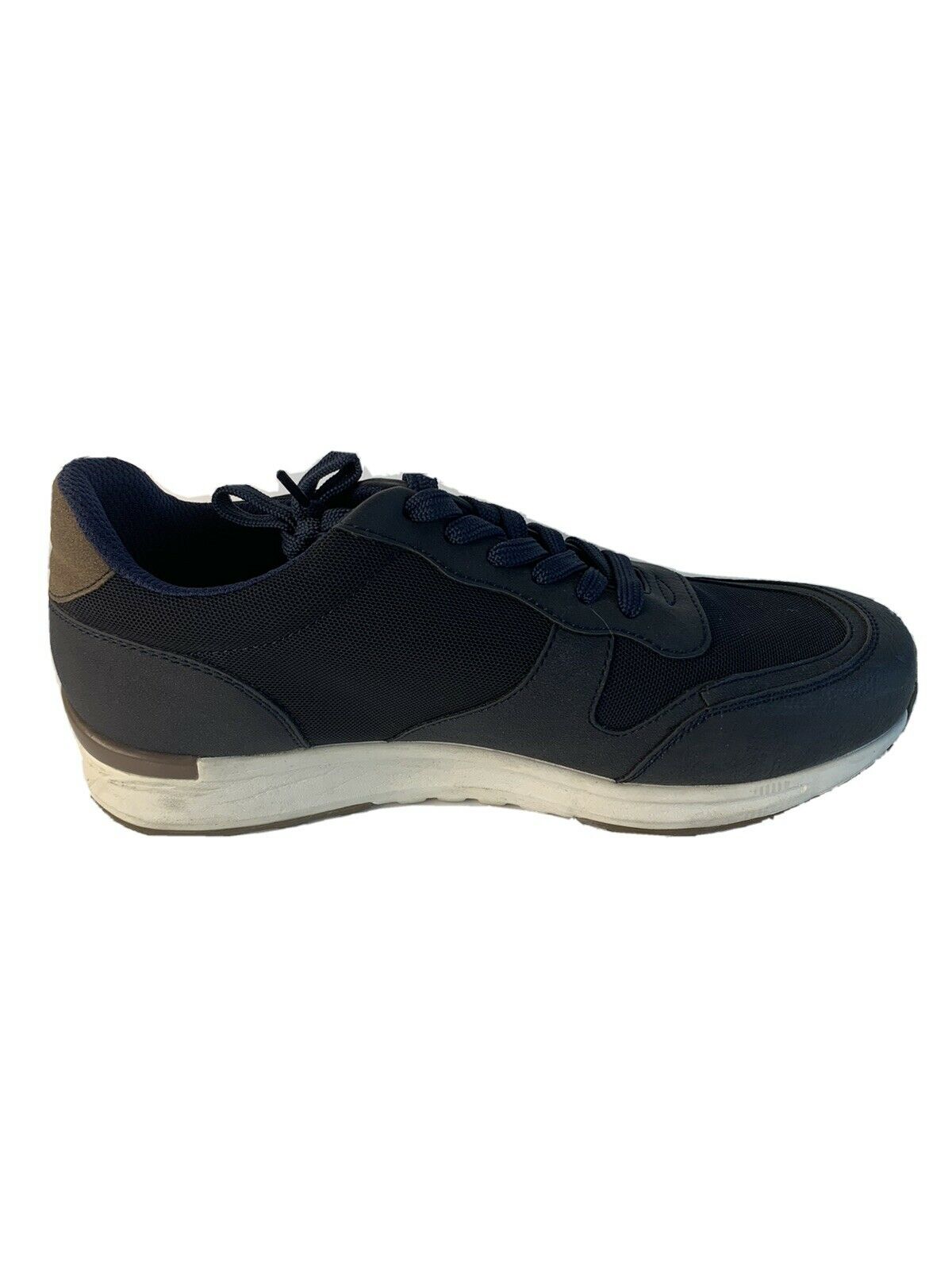 Mens Black Navy Athletic Walking Shoe Size 8.5 by Goodfellow for Target EUC 7461