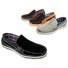 Men's Casual Shoes Loafers Slip On Driving Moccasins Moc Toe Boat Sneaker, Sizes