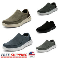 Men's Casual Shoes Slip On Canvas Loafer Shoes Moccasin Drving Walking Shoes