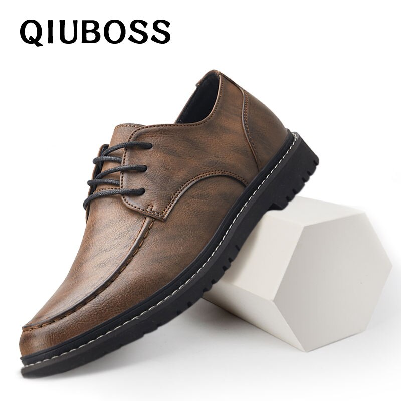 Mens dress Shoes genuine Leather boat shoes Fashion Footwear Business flat sole Shoes Comfortable Men Driving Moccasins High