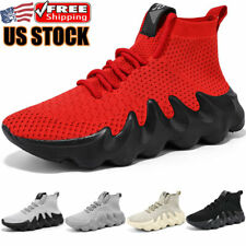 Men's Fashion Running Shoes Athletic Gym High Top Casual Sport Tennis Sneakers
