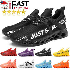 Men's Fashion Running Sneakers Athletic Slip Resistant Casual Shoes JUST SO SO