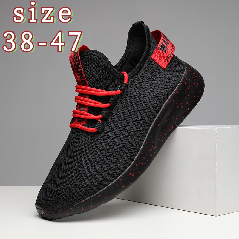 Men's Fashion Shoes Casual Men's Shoes Cheap Men's Sports Shoes red Breathable Shoes Large Size Men's Shoes Lightweight Shoes 47