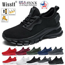 Mens Jogging Running Wide Walking Shoes US Size 4-10 Classic Gym Hiking Sneakers