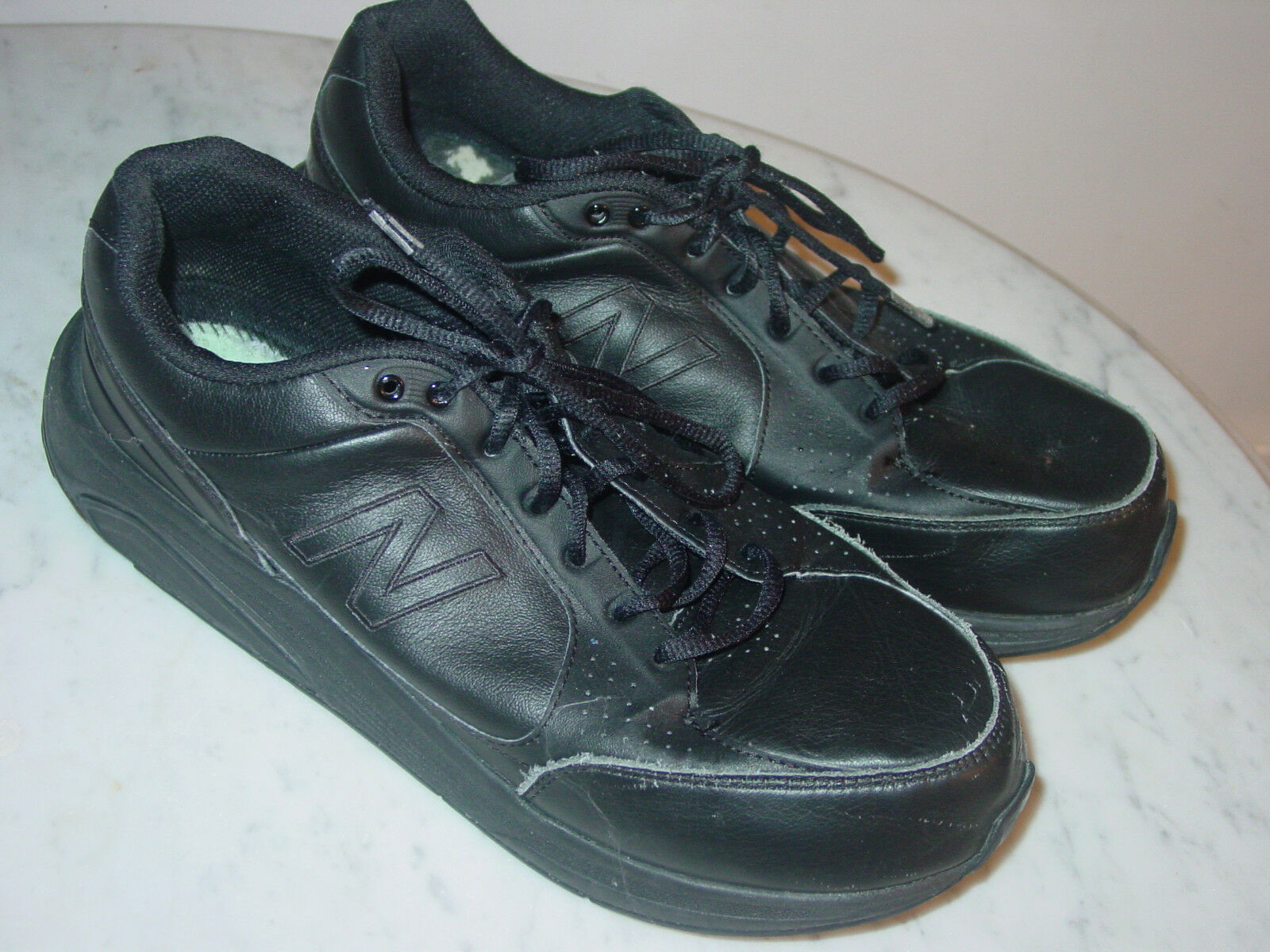 Mens New Balance 928 "MW928BK" Black Walking Shoes! Size 11XXW Sold As Is!